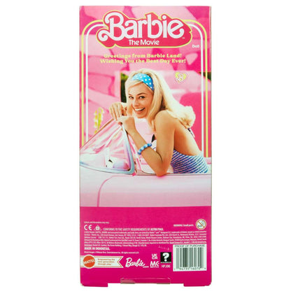 Barbie the Movie Collectible Doll, Margot Robbie As Barbie In Pink Gingham Dress