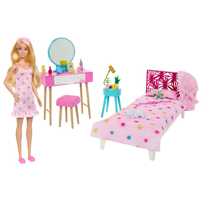 Barbie Doll And Bedroom Playset, Barbie Furniture With 20+ Pieces